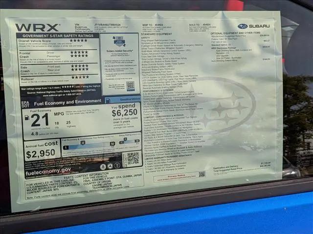2026 Subaru WRX Limited
