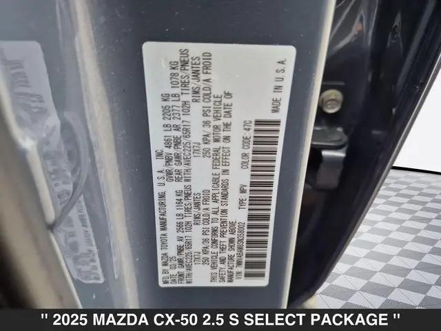 2025 Mazda CX-50 2.5 S Select Package