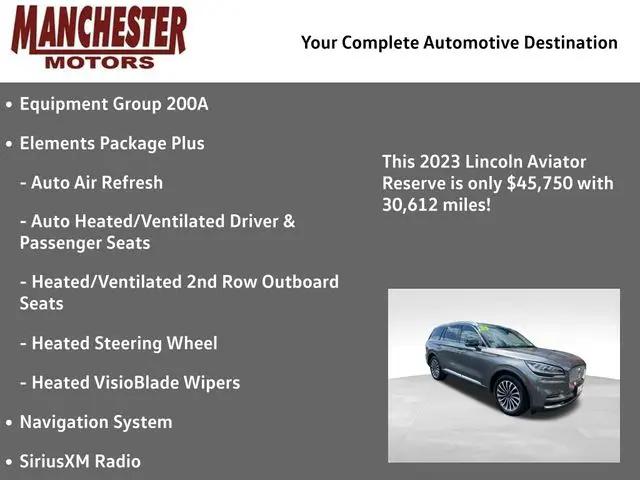 2023 Lincoln Aviator Reserve