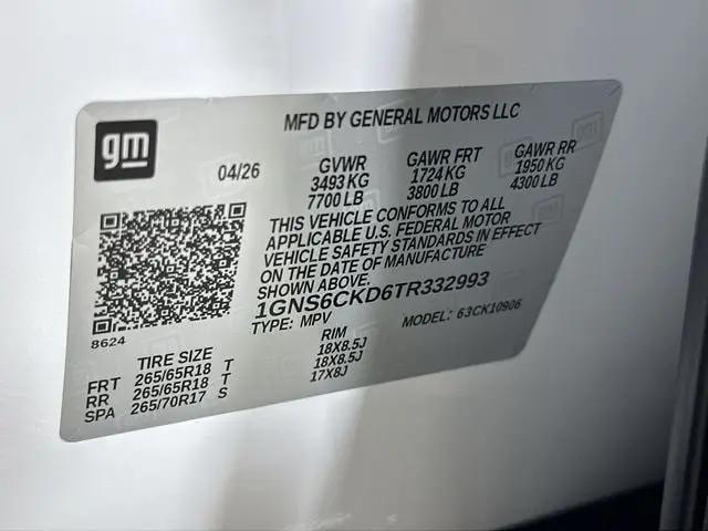 2026 Chevrolet Suburban LT, 4WD