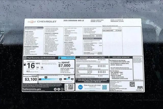 2026 Chevrolet Suburban LS, 4WD