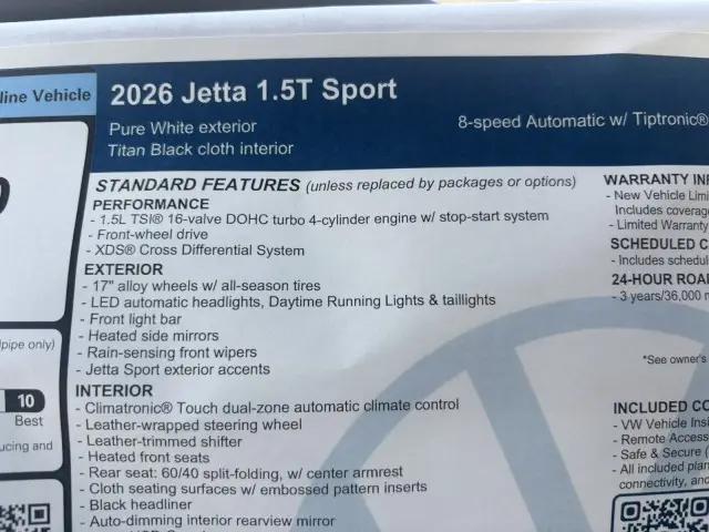 2026 Volkswagen Jetta Sport