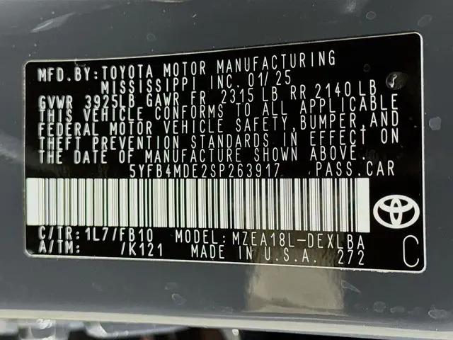 2025 Toyota Corolla LE