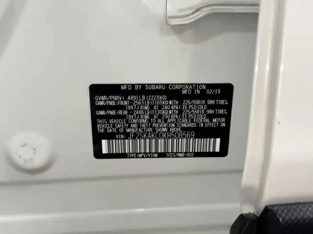 2019 Subaru Forester Sport