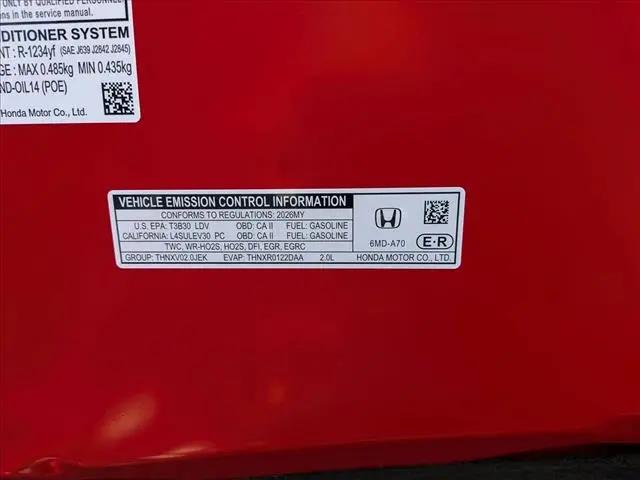 2026 Honda Civic Sport