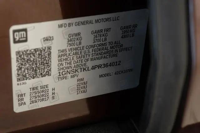 2023 Chevrolet Tahoe 4WD High Country