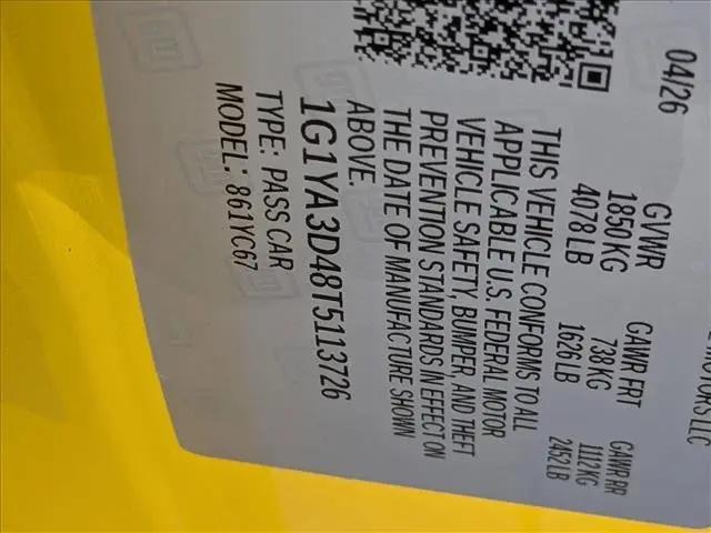 2026 Chevrolet Corvette Stingray Convertible, 1LT, RWD