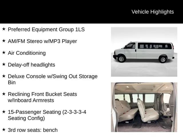 2025 Chevrolet Express Passenger RWD 3500 Extended Wheelbase LS