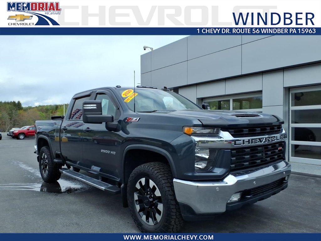 Shadow Gray Metallic 2020 Chevrolet Silverado 2500HD LT Crew Cab 4WD Pickup Truck Four-Wheel Drive Automatic