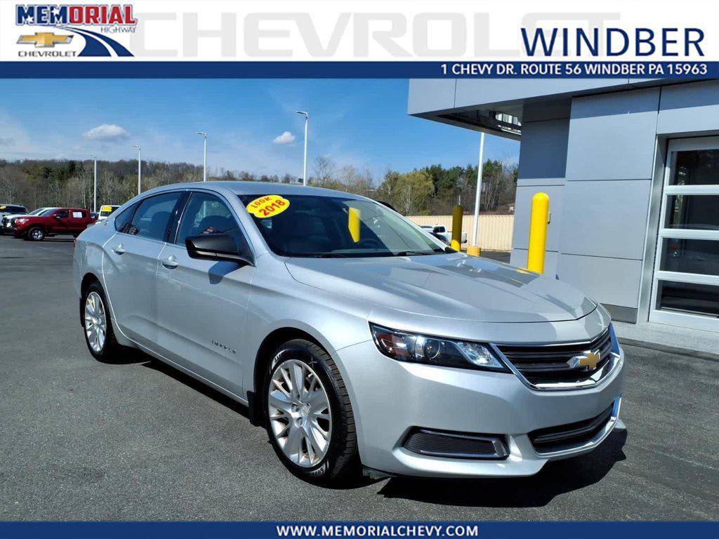 Silver Ice Metallic 2018 Chevrolet Impala LS FWD Sedan Front-Wheel Drive Automatic