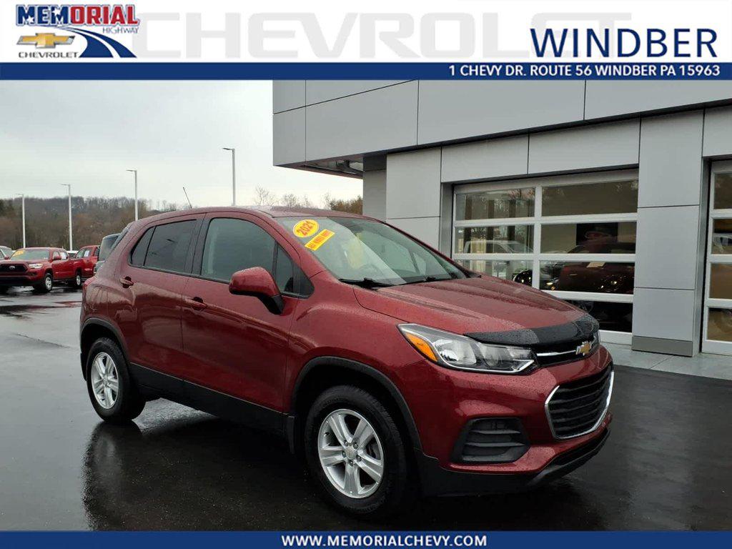 Red (Crimson Metallic) 2021 Chevrolet Trax LS AWD SUV / Crossover All-Wheel Drive Automatic