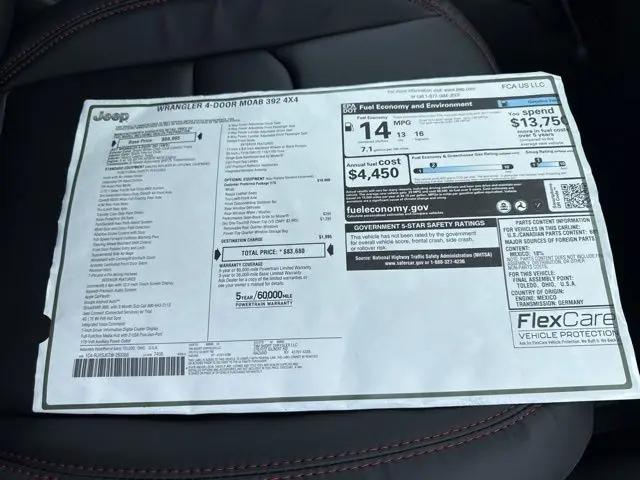 2026 Jeep Wrangler 4-Door Moab 392 4x4