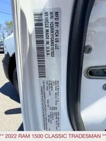 2022 Ram 1500 Classic Tradesman Quad Cab 4x4 6'4" Box