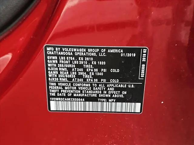 2019 Volkswagen Atlas 3.6L V6 SE w/Technology