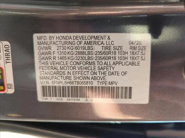 2026 Honda Odyssey EX-L