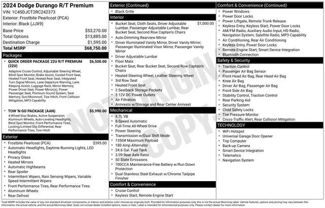 2024 Dodge Durango R/T Premium AWD
