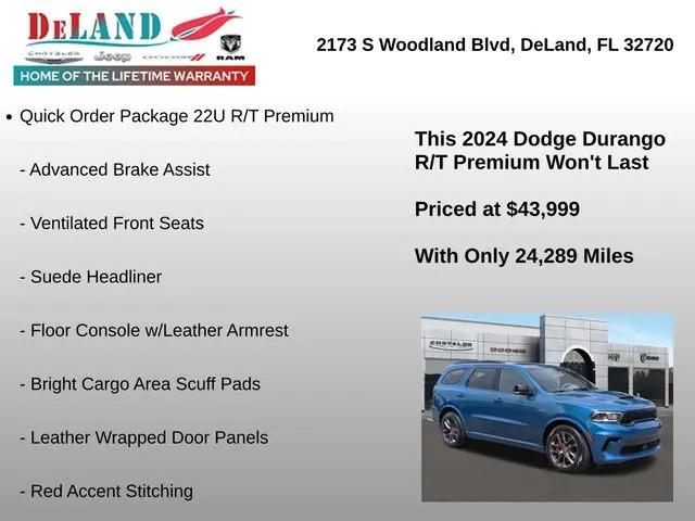 2024 Dodge Durango R/T Premium AWD