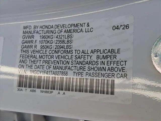 2026 Honda Accord Sedan SE
