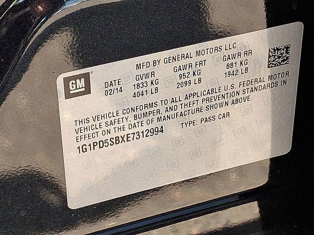 2014 Chevrolet Cruze 1LT Manual