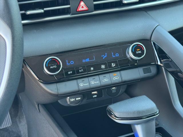 2026 Hyundai Elantra Hybrid Blue
