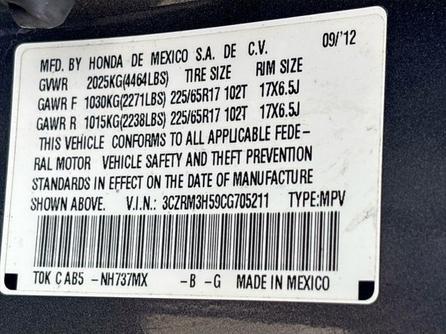 2012 Honda CR-V EX