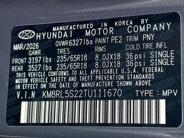 2026 Hyundai Palisade SEL 7P
