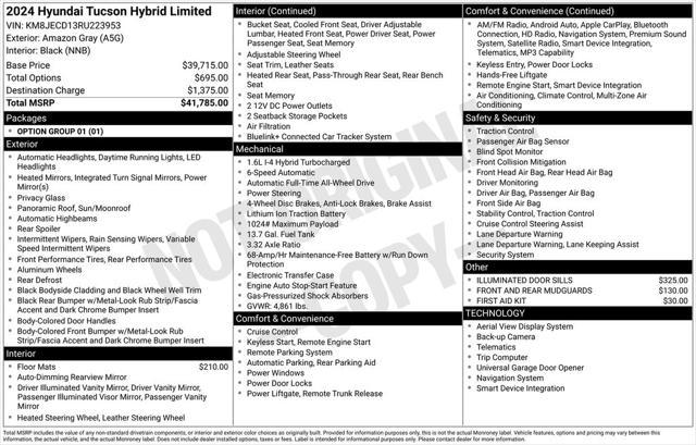 2024 Hyundai Tucson Hybrid Limited