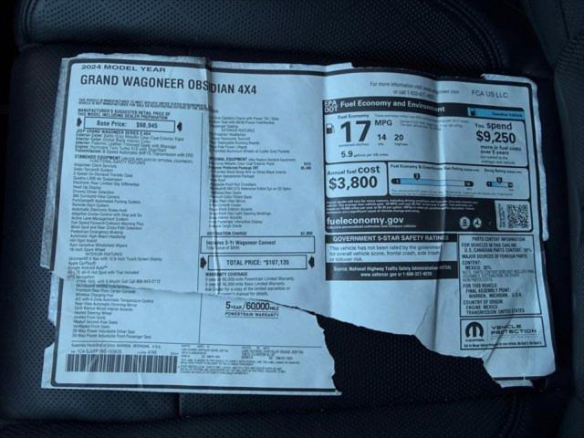 2024 Jeep Grand Wagoneer Series II 4x4