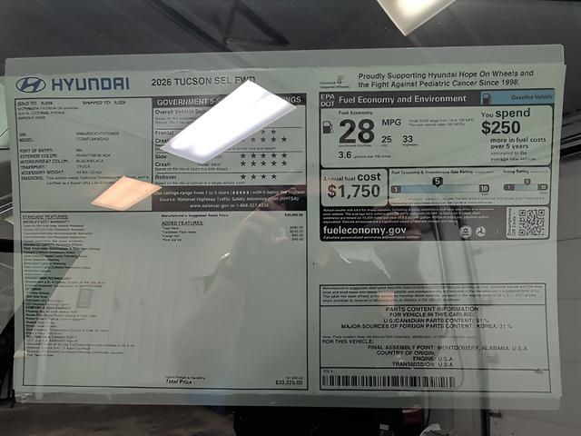 2026 Hyundai Tucson SEL