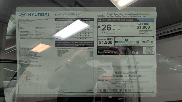2026 Hyundai Tucson SEL
