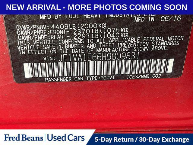 2017 Subaru WRX Premium
