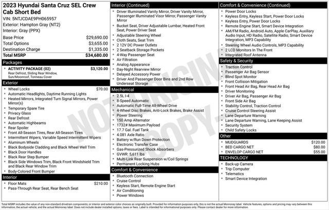 2023 Hyundai Santa Cruz SEL