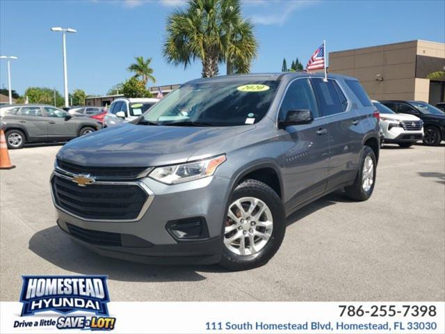 2020 Chevrolet Traverse FWD LS for sale in HOMESTEAD, FL