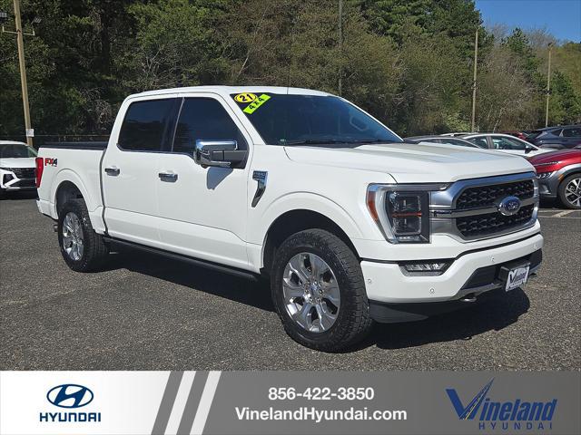 2021 Ford F-150 Platinum for sale in MILLVILLE, NJ
