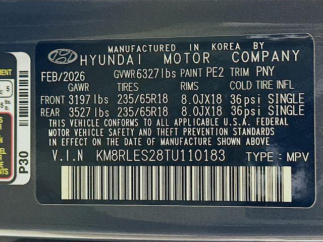 2026 Hyundai Palisade SEL 7P