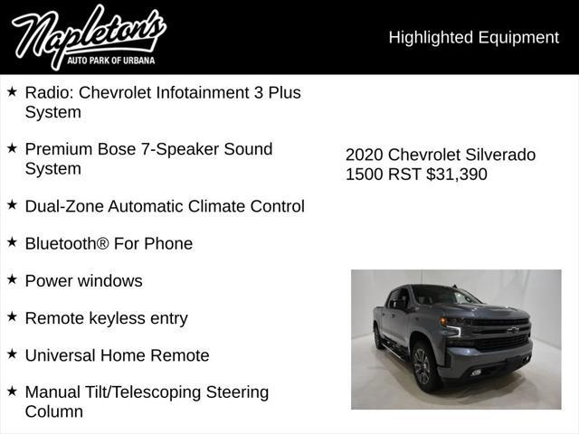 2020 Chevrolet Silverado 1500 4WD Crew Cab Short Bed RST