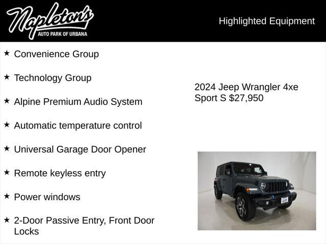 2024 Jeep Wrangler 4xe Sport S 4xe