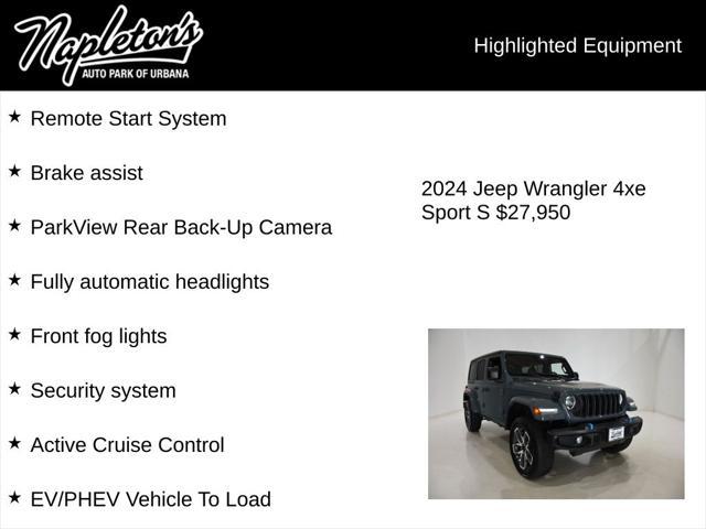 2024 Jeep Wrangler 4xe Sport S 4xe