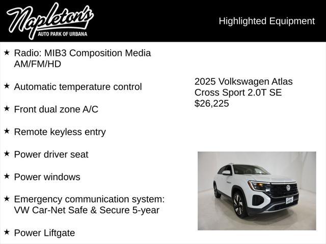 2025 Volkswagen Atlas Cross Sport 2.0T SE w/Technology