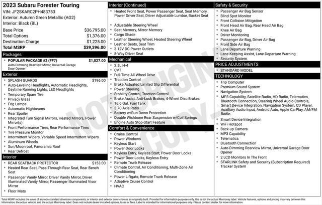 2023 Subaru Forester Touring
