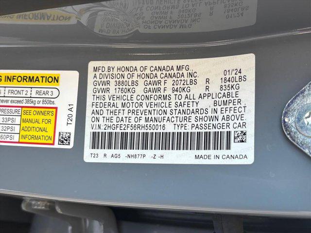 2024 Honda Civic Sport