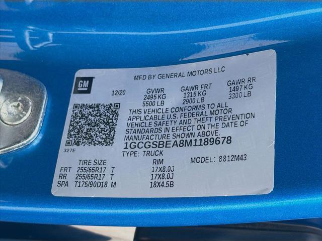 2021 Chevrolet Colorado 2WD Crew Cab Short Box WT