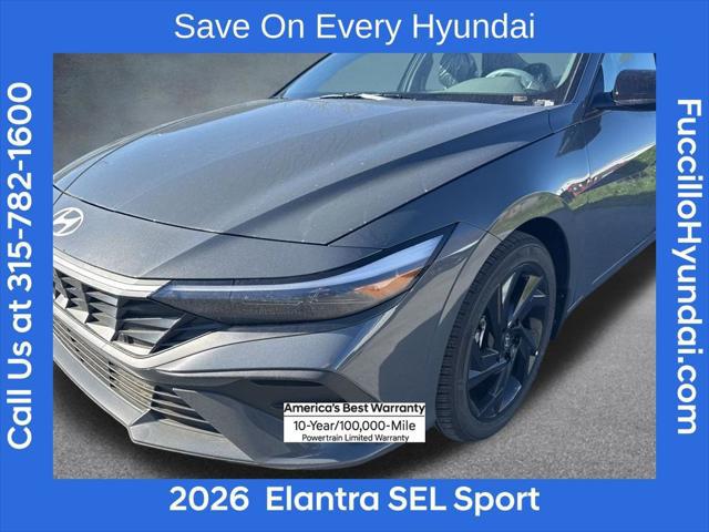 2026 Hyundai Elantra SEL Sport for sale in WATERTOWN, NY