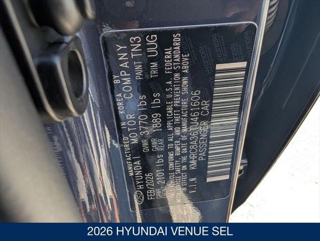 2026 Hyundai Venue SEL w/Two-Tone Roof
