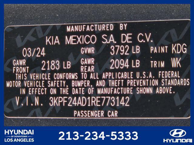 2024 Kia Forte LXS