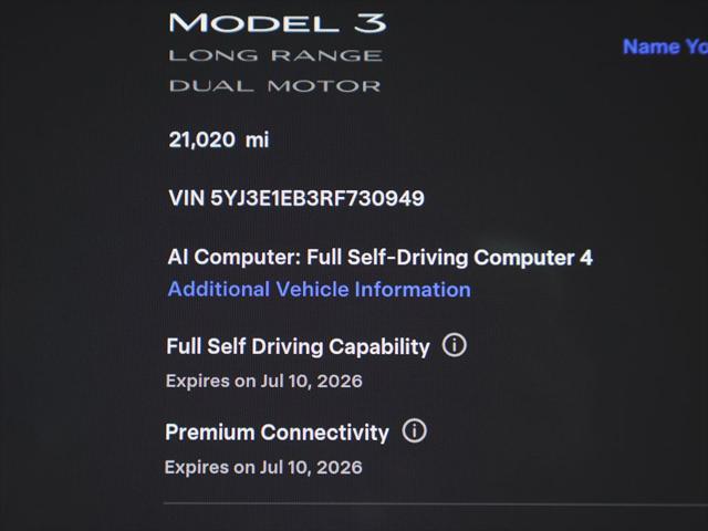 2024 Tesla Model 3 Long Range Dual Motor All-Wheel Drive