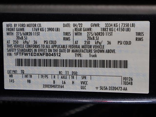 2022 Ford F-150 Platinum