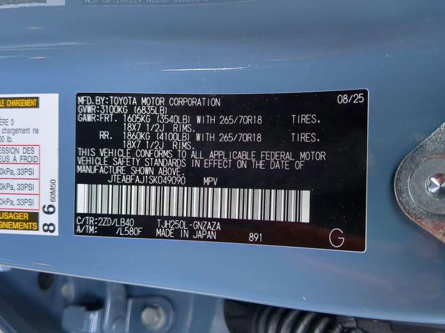 2025 Toyota Land Cruiser Base