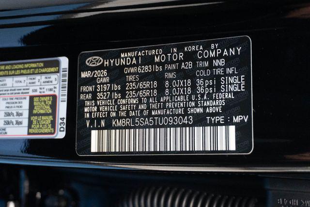 2026 Hyundai Palisade Blue SEL 7P