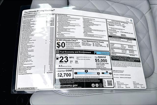 2026 BMW X7 xDrive40i